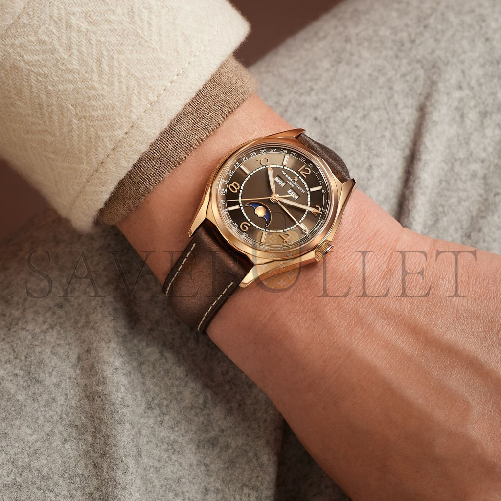 VACHERON CONSTANTIN FIFTYSIX COMPLETE CALENDAR 40 MM PINK GOLD WATCH 4000E/000R-B065 VACHERON CONSTANTIN FIFTYSIX COMPLETE CALENDAR 40 MM PINK GOLD WATCH 4000E/000R-B065